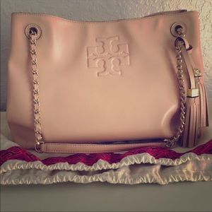 Pink Tory Burch Tote